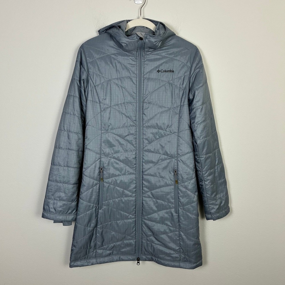 Columbia Mighty Lite Omni Heat Puffer Jacket Women's Small Quilted Winter Spring
